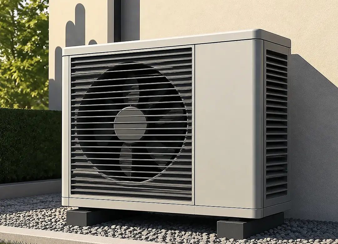 Moderne Wärmepumpe